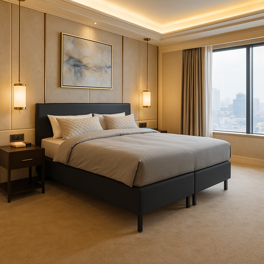 Boxspring | Liyana | Lederlook